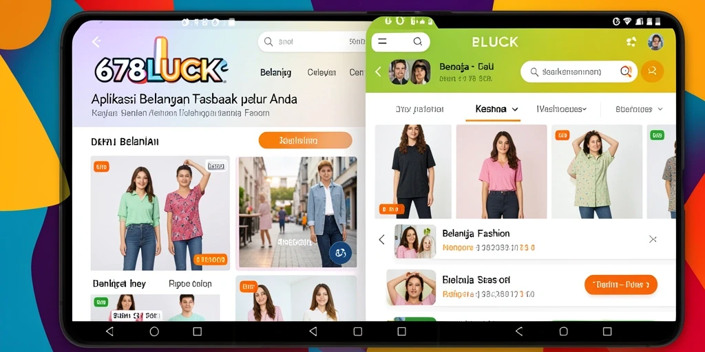 Tampilan antarmuka aplikasi 678LUCK yang menarik dan mudah digunakan.