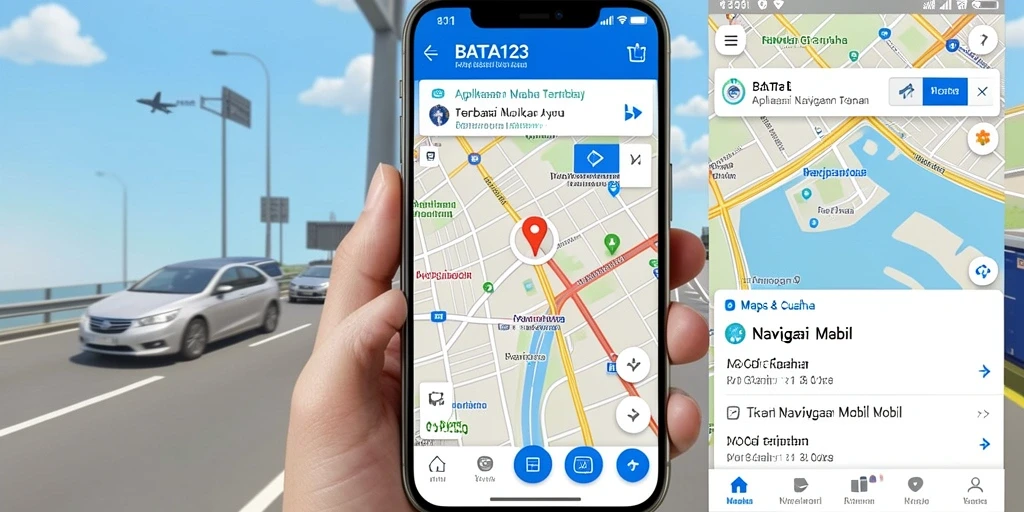 Tampilan antarmuka BATA123 yang user-friendly untuk navigasi mobil.