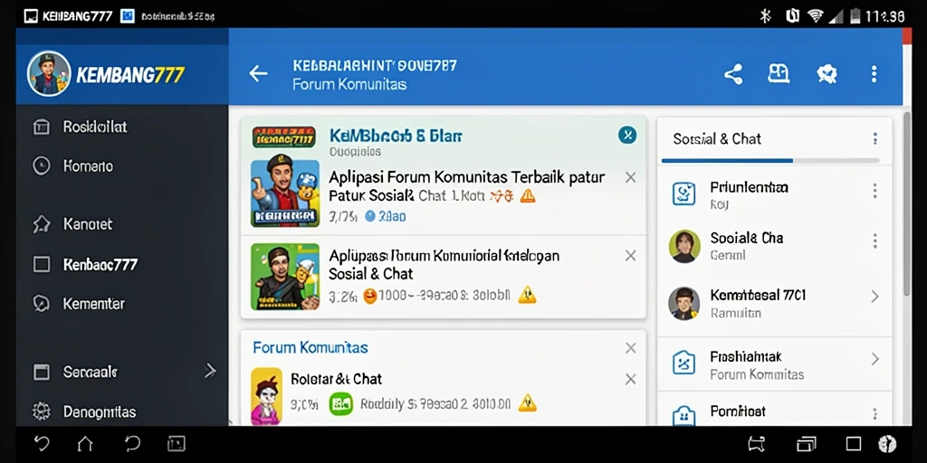 Antarmuka KEMBANG777 yang user-friendly untuk forum komunitas.