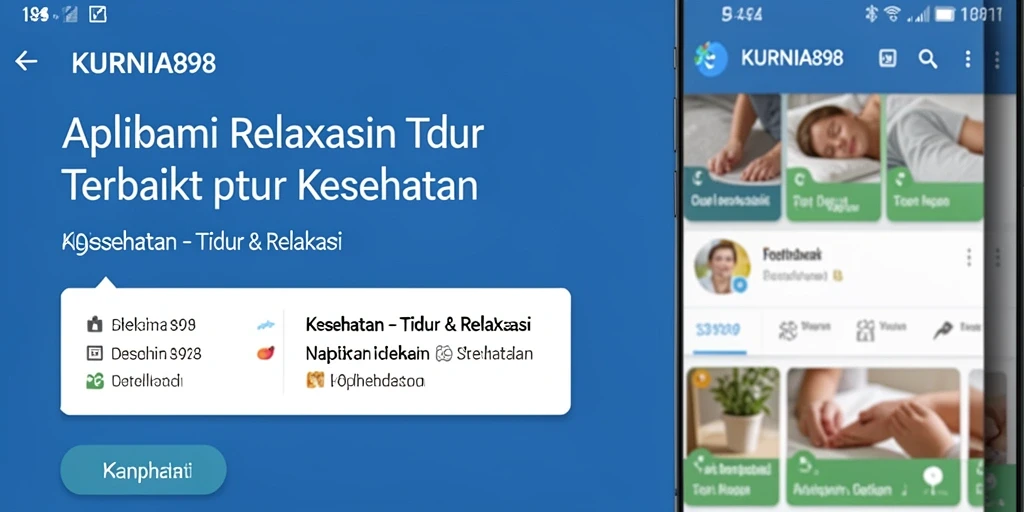 Antarmuka aplikasi KURNIA898 yang sederhana dan menenangkan.