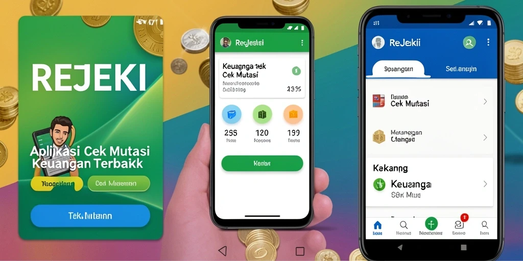 Tampilan antarmuka REJEKI yang sederhana dan informatif.