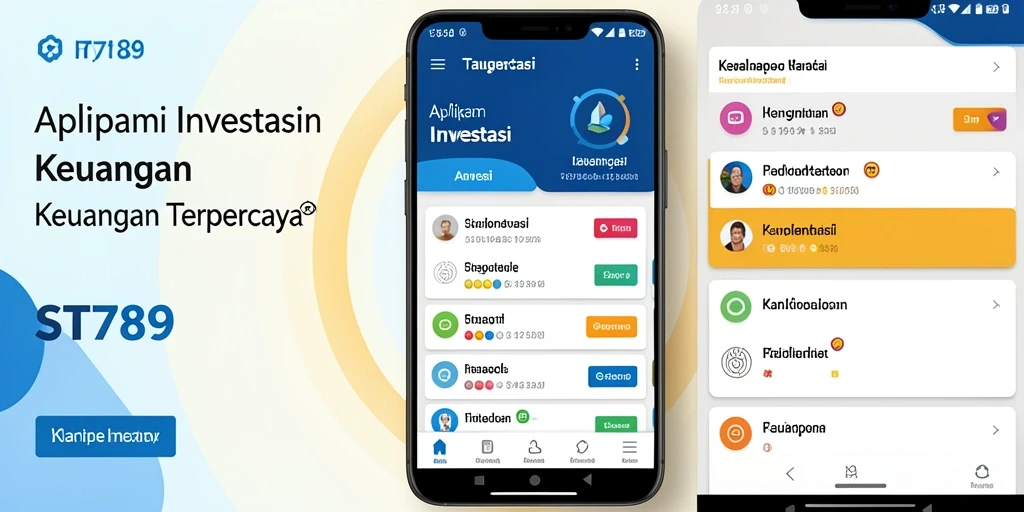 Antarmuka ST789 menunjukkan fitur Investasi yang user-friendly.