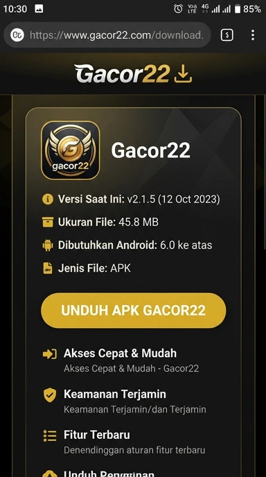 Panduan Lengkap Unduh APK gacor22 untuk Android