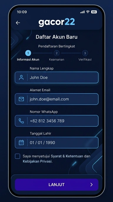 Panduan Registrasi Akun Baru gacor22 untuk Pengguna Android